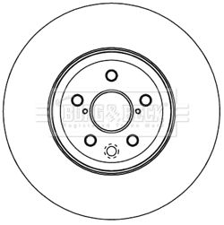 BORG & BECK Piduriketas BBD5973S